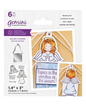 Gemini Peace & Joy Stamp & Die (GEM-STD-PEJO)