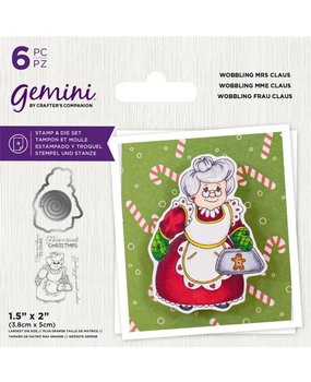 Gemini Wobbling Mrs Claus Stamp & Die (GEM-STD-WOBMCL)