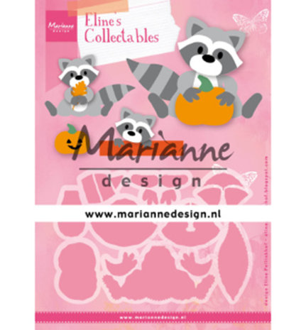 Marianne Design Collectable Eline's Raccoon (COL1472) Marianne Design Collectable Eline's Raccoon (COL1472)