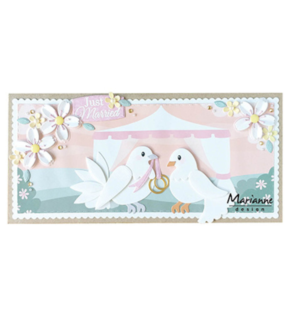 Marianne Design Collectable Eline's pigeons (COL1492) Marianne Design Collectable Eline's pigeons (COL1492)