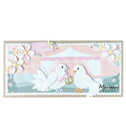 Marianne Design Collectable Eline's pigeons (COL1492) Marianne Design Collectable Eline's pigeons (COL1492)