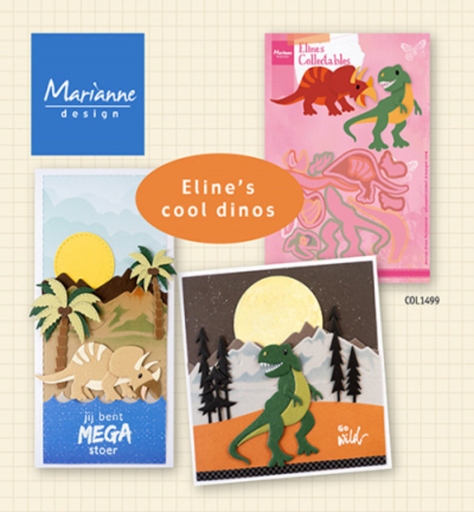 Marianne Design Collectable Eline's Dinosaurs (COL1499)