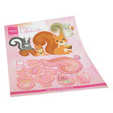 Marianne Design Collectable Eline's squirrel and skunk (COL1500)