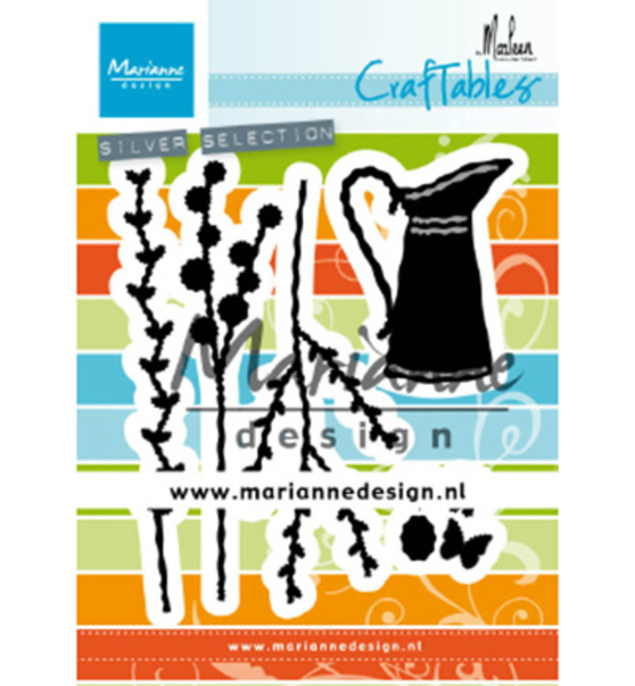 Marianne Design Craftable Flower Jug by Marleen (CR1499) Marianne Design Craftable Flower Jug by Marleen (CR1499)