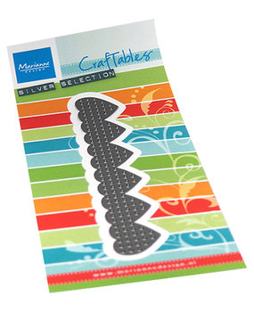 Marianne Design Craftable Cross stitch Border Hearts (CR1531) Marianne Design Craftable Cross stitch Border Hearts (CR1531)