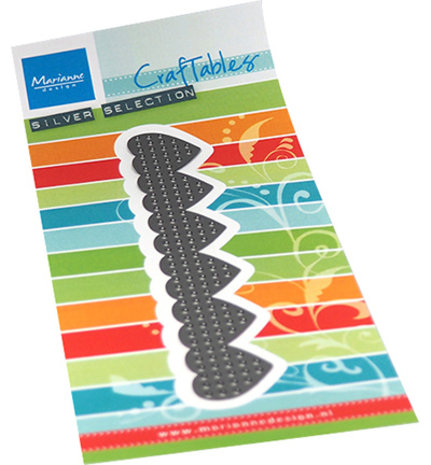 Marianne Design Craftable Cross stitch Border Hearts (CR1531) Marianne Design Craftable Cross stitch Border Hearts (CR1531)