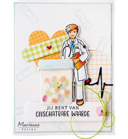 Marianne Design Craftable Heart Beat (CR1546)