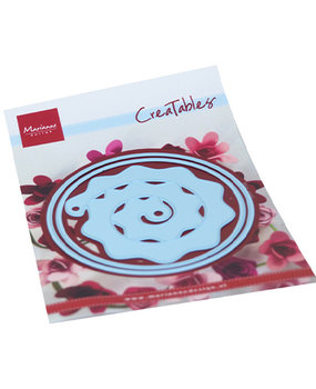 Marianne Design Creatables Round Box & Flower (LR0672)*