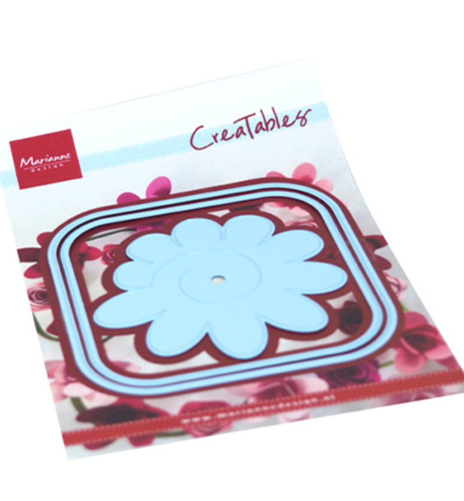Marianne Design Creatables Square Box & Flower (LR0673)