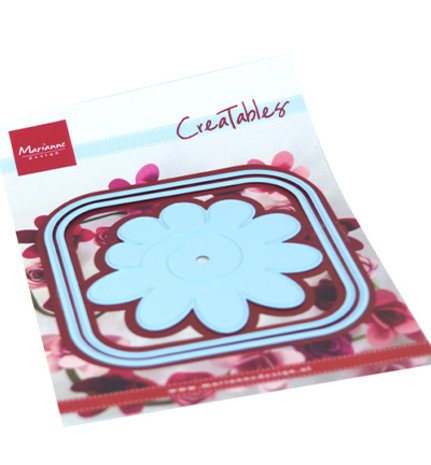 Marianne Design Creatables Square Box & Flower (LR0673)
