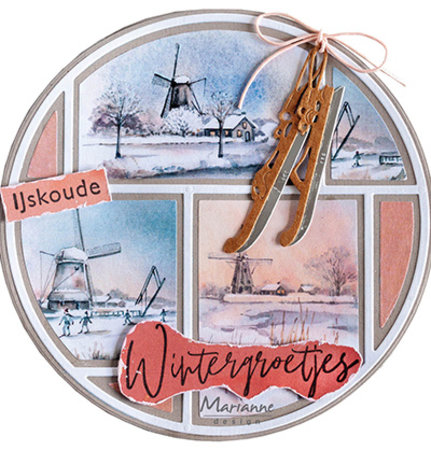 Marianne Design  Creatables Dutch ice Skates (LR0679) Marianne Design  Creatables Dutch ice Skates (LR0679)