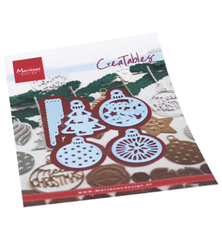 Marianne Design Creatables Merry Christmas Baubles (LR0682)