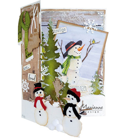 Marianne Design Creatables Mittens & Scarf set (LR0686) Marianne Design Creatables Mittens & Scarf set (LR0686)