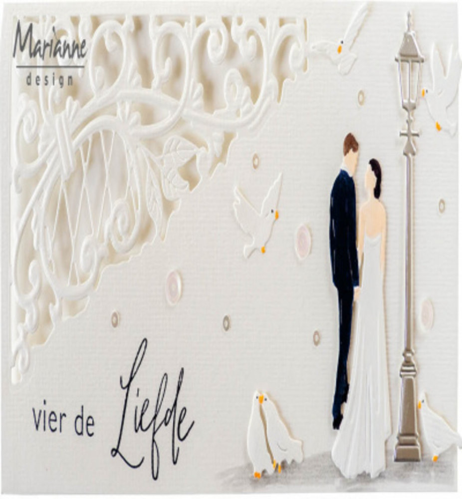 Marianne Design Creatables Tiny's Doves (LR0721) Marianne Design Creatables Tiny's Doves (LR0721)
