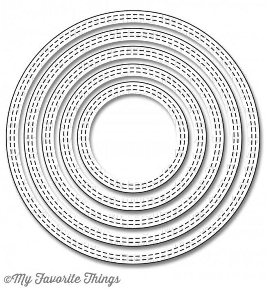 My Favorite Things Die-namics Double Stitched Circle STAX (MFT-734) My Favorite Things Die-namics Double Stitched Circle STAX (MFT-734)