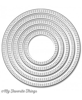 My Favorite Things Die-namics Double Stitched Circle STAX (MFT-734) My Favorite Things Die-namics Double Stitched Circle STAX (MFT-734)