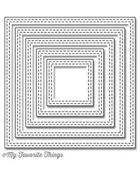 My Favorite Things Die-namics Double Stitched Square STAX (MFT-736) My Favorite Things Die-namics Double Stitched Square STAX (MFT-736)