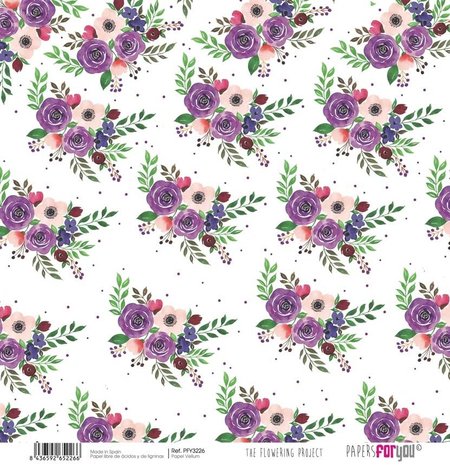 Papers For You The Flowering Project 12x12  Inch Vellum Pack (6pcs) (PFY-3224) Papers For You The Flowering Project 12x12  Inch Vellum Pack (6pcs) (PFY-3224)