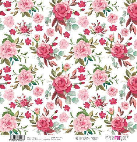 Papers For You The Flowering Project 12x12  Inch Vellum Pack (6pcs) (PFY-3224) Papers For You The Flowering Project 12x12  Inch Vellum Pack (6pcs) (PFY-3224)