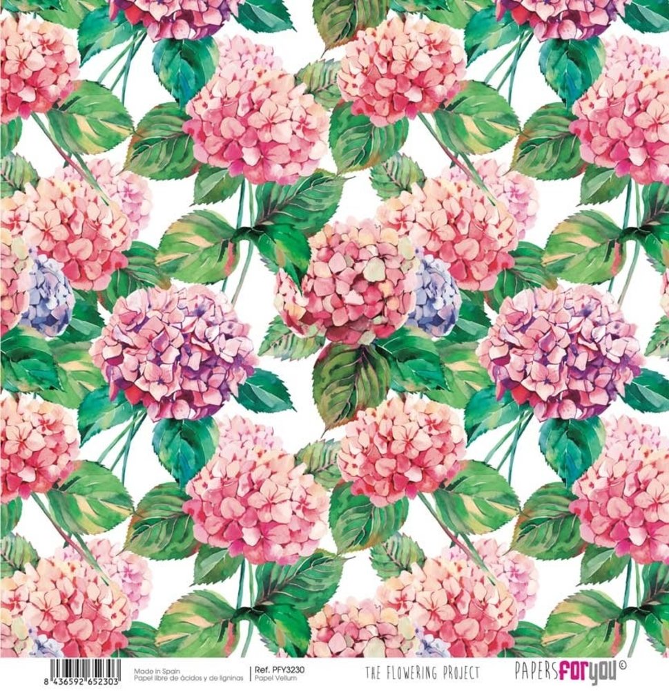 Papers For You The Flowering Project 12x12  Inch Vellum Pack (6pcs) (PFY-3224) Papers For You The Flowering Project 12x12  Inch Vellum Pack (6pcs) (PFY-3224)