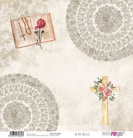 Papers For You Ninas Un Dia Magico 12x12 Inch Vellum Pack (6pcs) (PFY-3662)