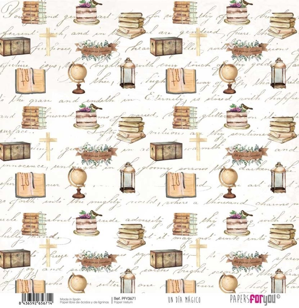Papers For You Ninos Un Dia Magico 12x12 Inch Vellum Pack (6pcs) (PFY-3669) Papers For You Ninos Un Dia Magico 12x12 Inch Vellum Pack (6pcs) (PFY-3669)