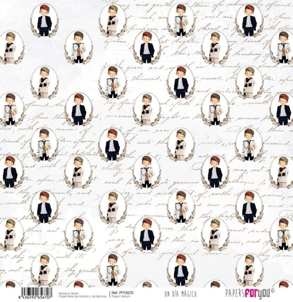 Papers For You Ninos Un Dia Magico 12x12 Inch Vellum Pack (6pcs) (PFY-3669) Papers For You Ninos Un Dia Magico 12x12 Inch Vellum Pack (6pcs) (PFY-3669)