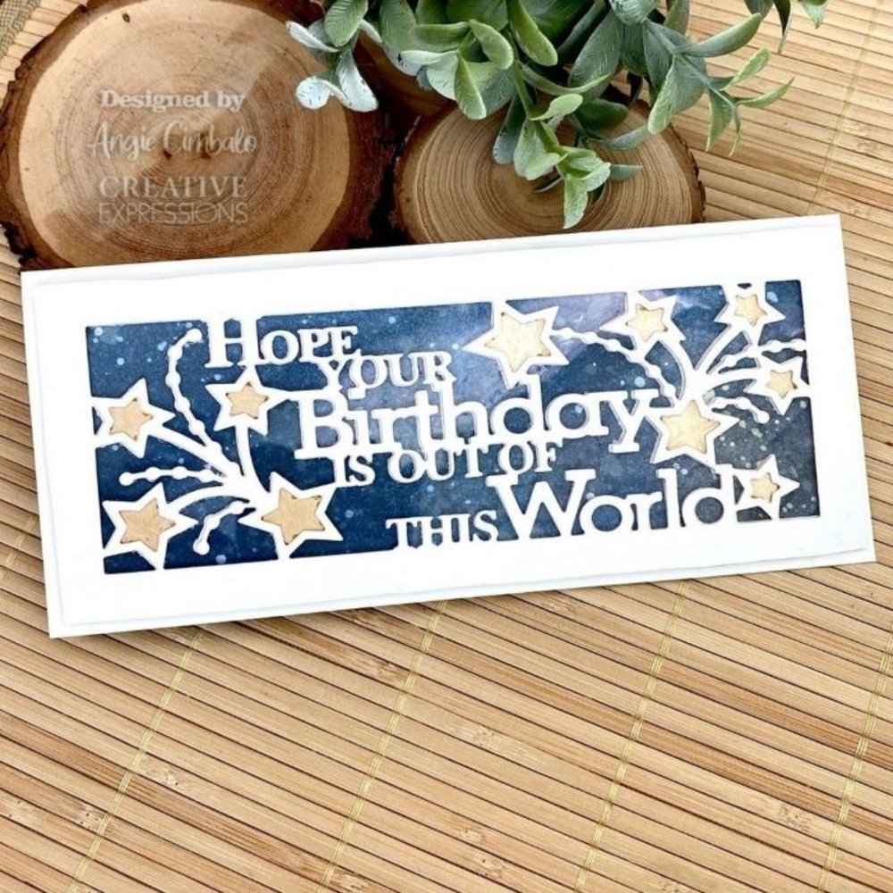 Creative Expressions Slimline Out of this World Dies (CED1265)