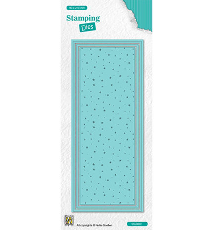 Nellie Snellen Stamping Dies Slimline Dots & Stars (STAD002)