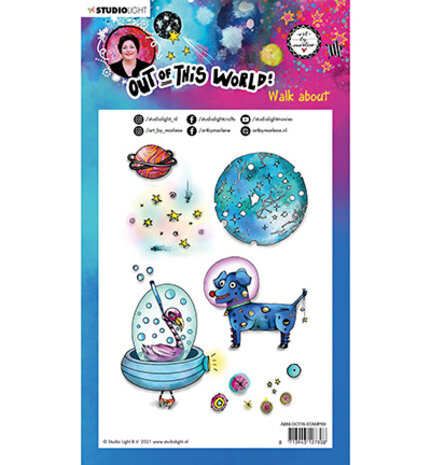 Studio Light Out Of This World Walk About Clear Stamps (ABM-OOTW-STAMP69) Studio Light Out Of This World Walk About Clear Stamps (ABM-OOTW-STAMP69)