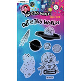 Studio Light Out Of This World Space Cats Clear Stamps (ABM-OOTW-STAMP71)*