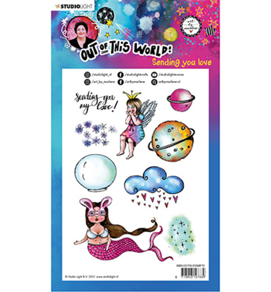Studio Light Out Of This World Sending You Love Clear Stamps (ABM-OOTW-STAMP72) Studio Light Out Of This World Sending You Love Clear Stamps (ABM-OOTW-STAMP72)