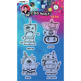 Studio Light Out Of This World Big Bots Clear Stamps (ABM-OOTW-STAMP73)