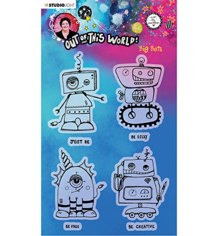 Studio Light Out Of This World Big Bots Clear Stamps (ABM-OOTW-STAMP73) Studio Light Out Of This World Big Bots Clear Stamps (ABM-OOTW-STAMP73)