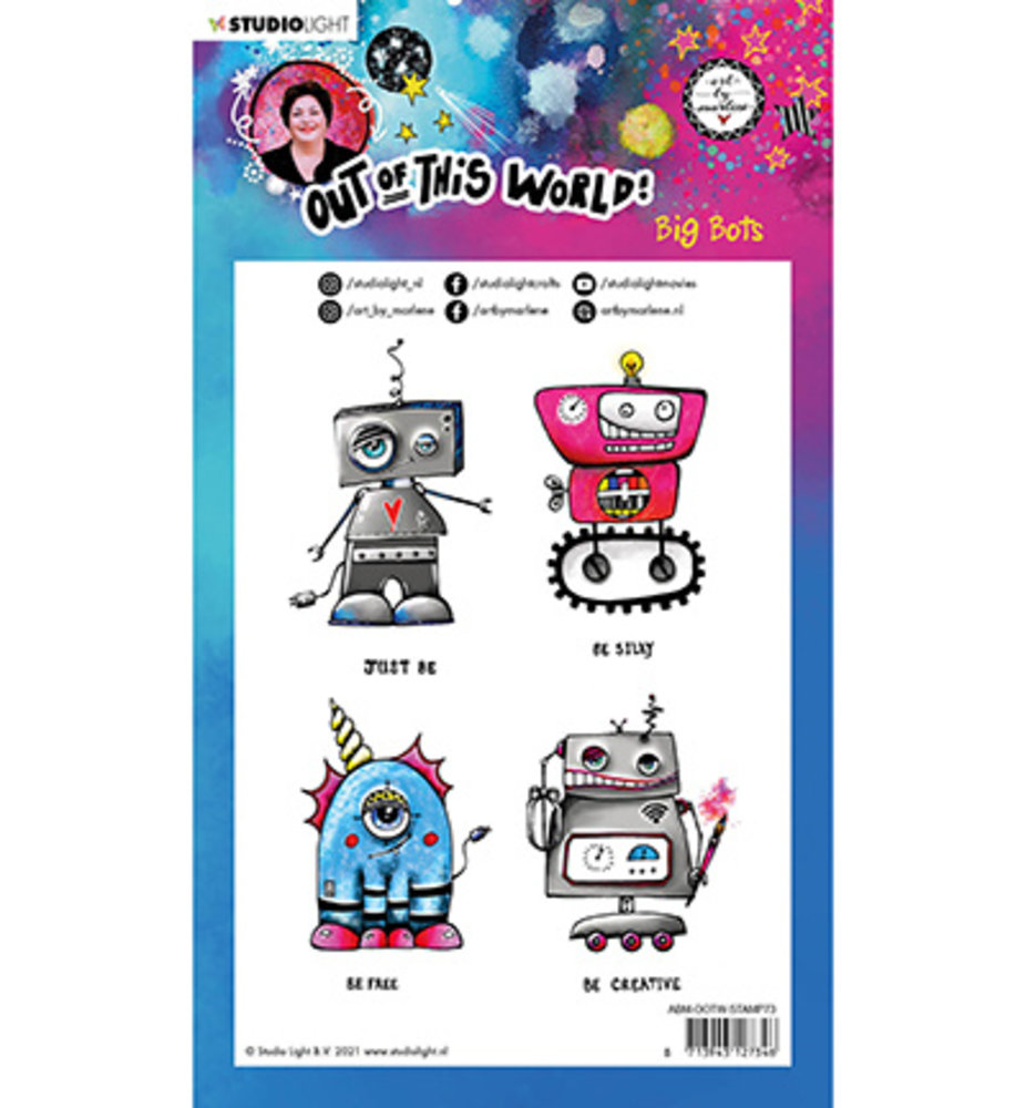 Studio Light Out Of This World Big Bots Clear Stamps (ABM-OOTW-STAMP73) Studio Light Out Of This World Big Bots Clear Stamps (ABM-OOTW-STAMP73)