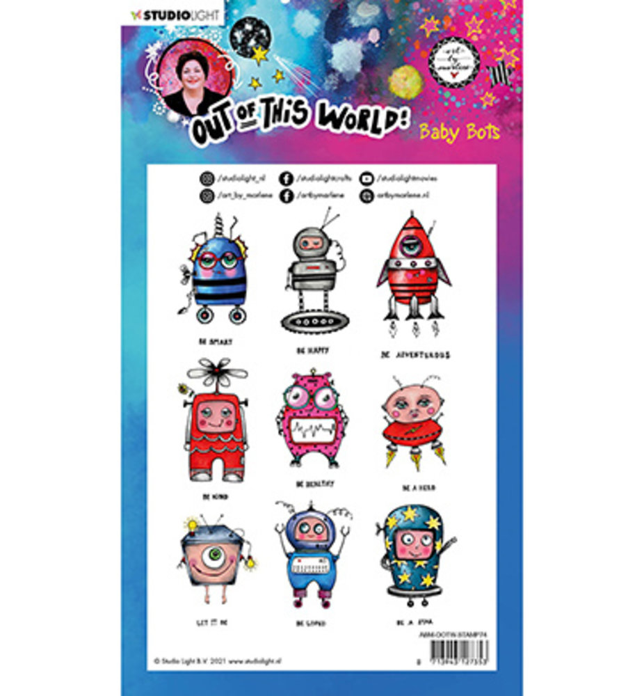 Studio Light Out Of This World Baby Bots Clear Stamps (ABM-OOTW-STAMP74) Studio Light Out Of This World Baby Bots Clear Stamps (ABM-OOTW-STAMP74)