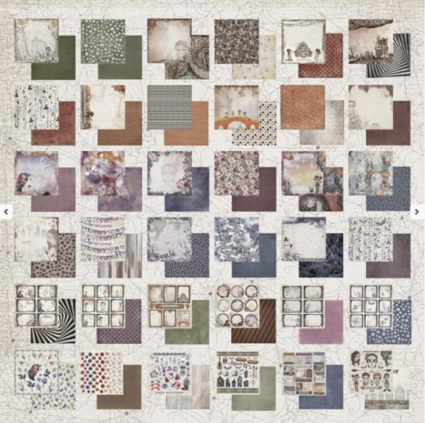 Bella Luna Crafts Dia De Los Muertos 8x8 Inch Collection Pack (BLC-0019/s)