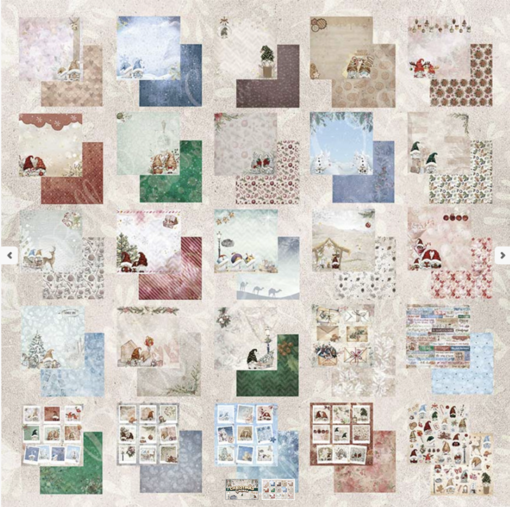 Bella Luna Crafts Christmas Gnomes 12x12 Inch Collection Pack (BLC-0020) Bella Luna Crafts Christmas Gnomes 12x12 Inch Collection Pack (BLC-0020)