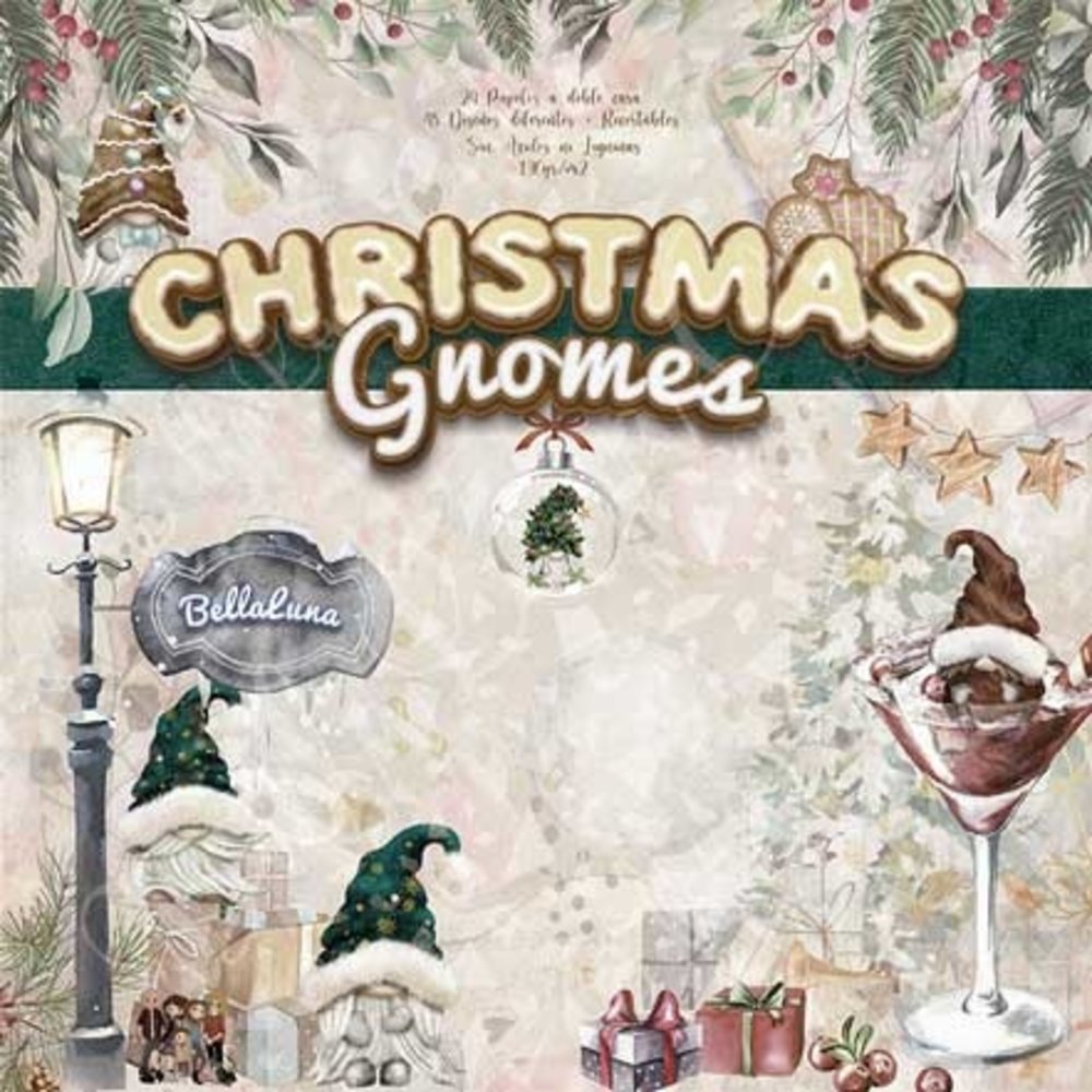 Bella Luna Crafts Christmas Gnomes 12x12 Inch Collection Pack (BLC-0020) Bella Luna Crafts Christmas Gnomes 12x12 Inch Collection Pack (BLC-0020)