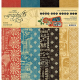 Graphic 45 Come One, Come All 12x12 Inch Patterns & Solids Paper Pad (4502309)
