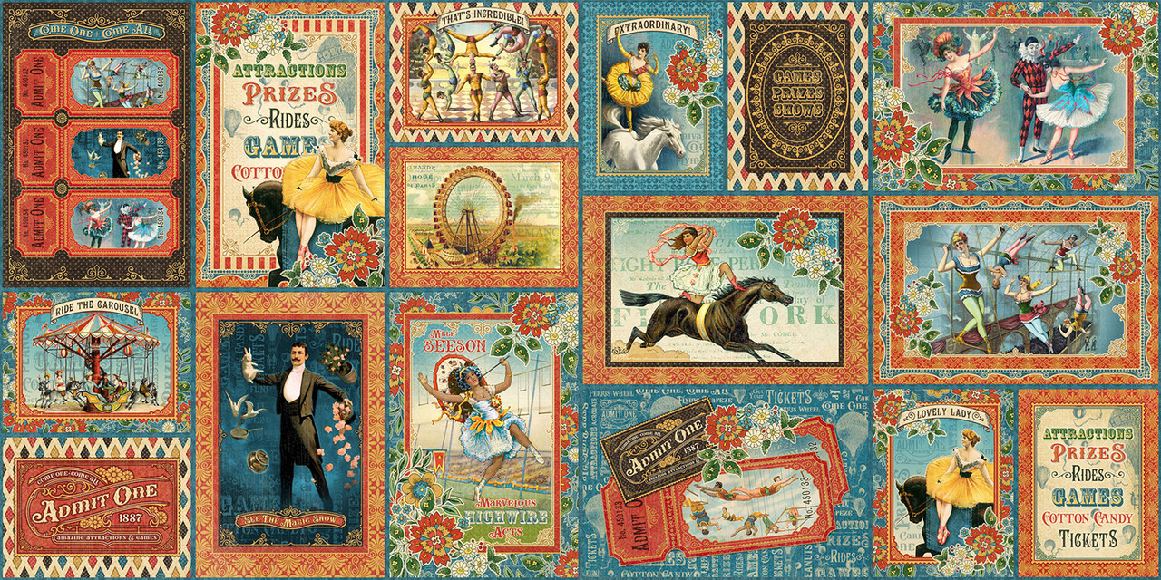 Graphic 45 Come One, Come All Journaling Cards (4502312) Graphic 45 Come One, Come All Journaling Cards (4502312)