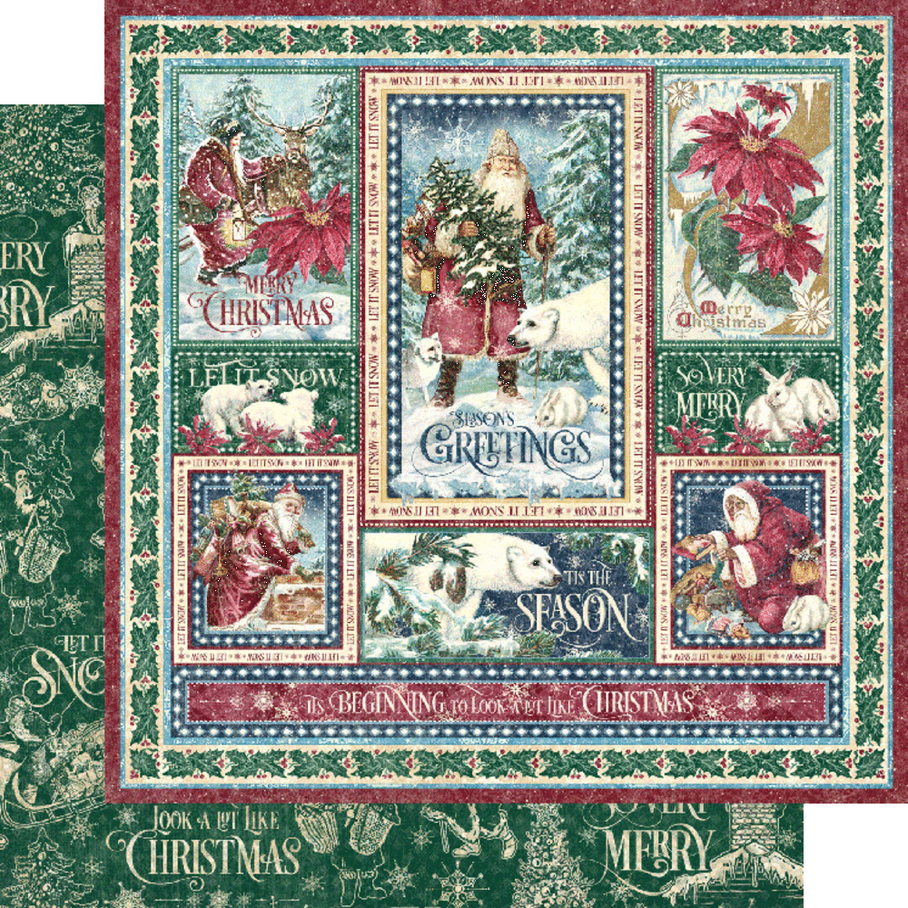 Graphic 45 Let it Snow 12x12 Inch Collection Pack (4502323) Graphic 45 Let it Snow 12x12 Inch Collection Pack (4502323)