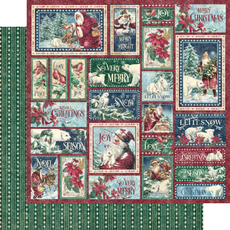 Graphic 45 Let it Snow 12x12 Inch Collection Pack (4502323) Graphic 45 Let it Snow 12x12 Inch Collection Pack (4502323)