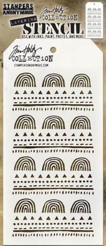 Stampers Anonymous Tim Holtz Nature Layered Layering Stencil (THS154) Stampers Anonymous Tim Holtz Nature Layered Layering Stencil (THS154)