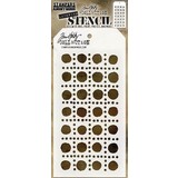 Stampers Anonymous Tim Holtz Dotted Line Layered Layering Stencil (THS155)