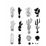 Stampers Anonymous Cling Stamps Mod Cactus (CMS431)