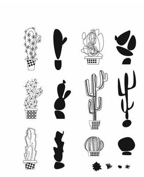 Stampers Anonymous Cling Stamps Mod Cactus (CMS431) Stampers Anonymous Cling Stamps Mod Cactus (CMS431)