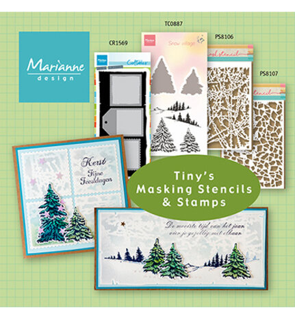 Marianne Design Masking Stencil Shattered Glass (PS8107) Marianne Design Masking Stencil Shattered Glass (PS8107)