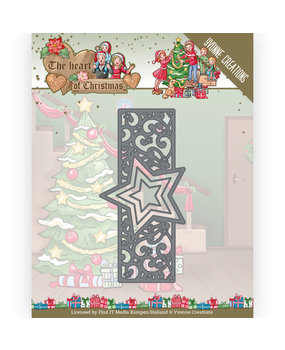 Yvonne Creations The Heart of Christmas Twinkling Border Die (YCD10256) Yvonne Creations The Heart of Christmas Twinkling Border Die (YCD10256)