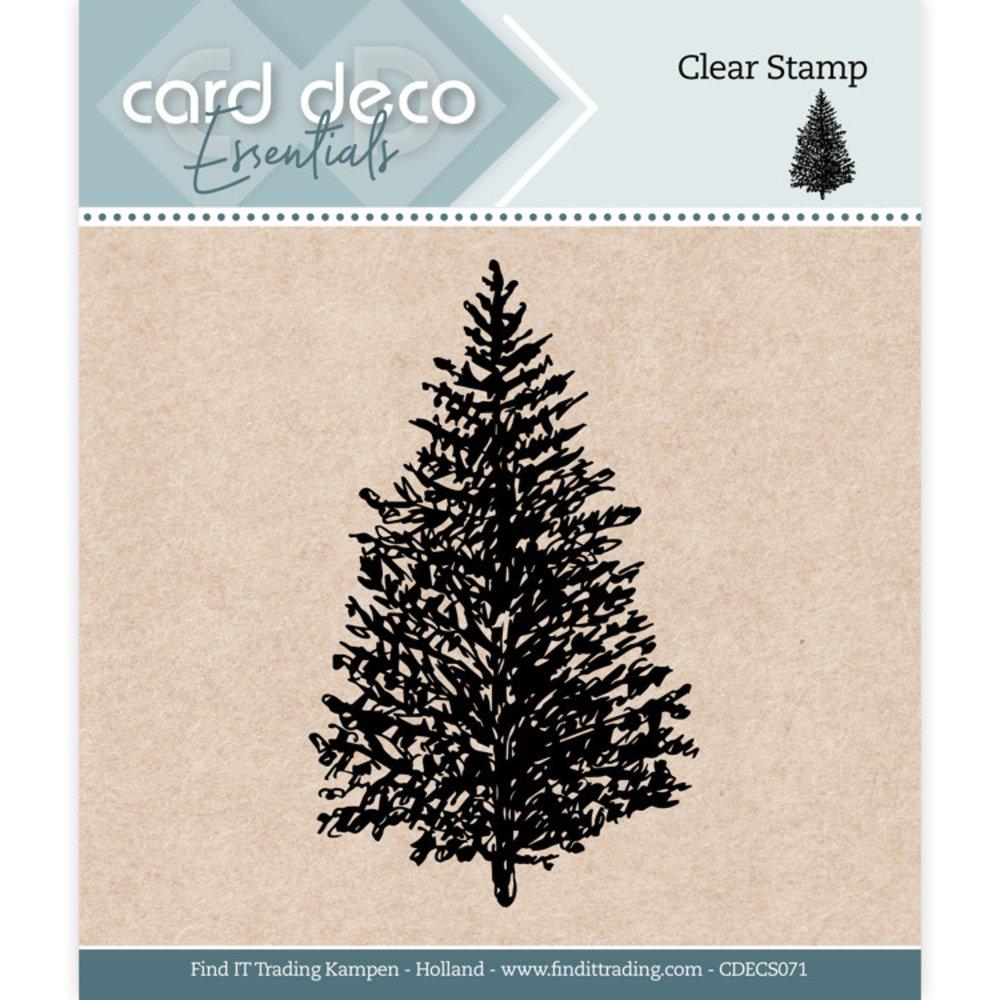 Card Deco Clear Stamp Christmas Tree (CDECS071) Card Deco Clear Stamp Christmas Tree (CDECS071)